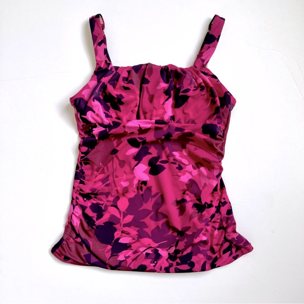 Lands’ End Slender Scoop Neck Tankini Top